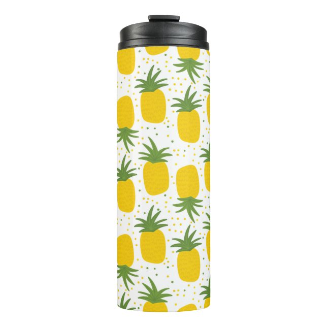 Termo Patrón sin foco con piñas. Piña amarilla (Anverso)