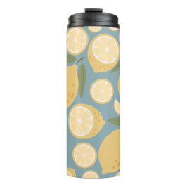 Termo Patrón sin foco de limón amarillo