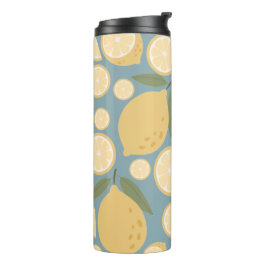 Termo Patrón sin foco de limón amarillo
