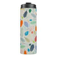 Patrón sin foco - Ilustración de hojas de otoño vi