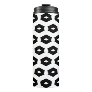 Termo Patrón sin foco. Rombos, figuras adorno. Mos