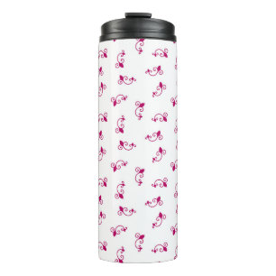 Termo Patrón sin inconvenientes. Ornamento vintage. Ilus