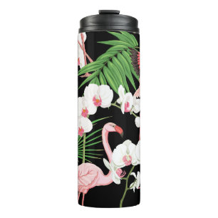 Termo Patrón sin mar, fondo con plantas tropicales,
