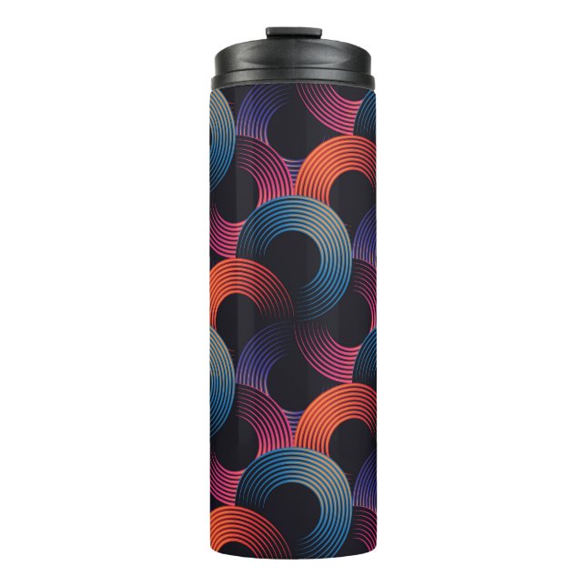 Termo Patrón sin soldadura de anillos lineales metálicos (Anverso)