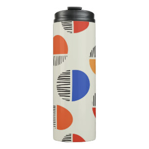 Termo Patrón sin soldadura de los círculos abstractos, f