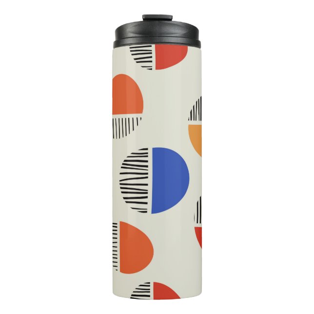 Termo Patrón sin soldadura de los círculos abstractos, f (Anverso)