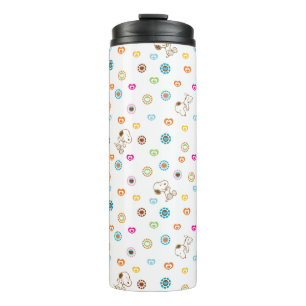 Termo Patrón Snoopy Colorful Hearts