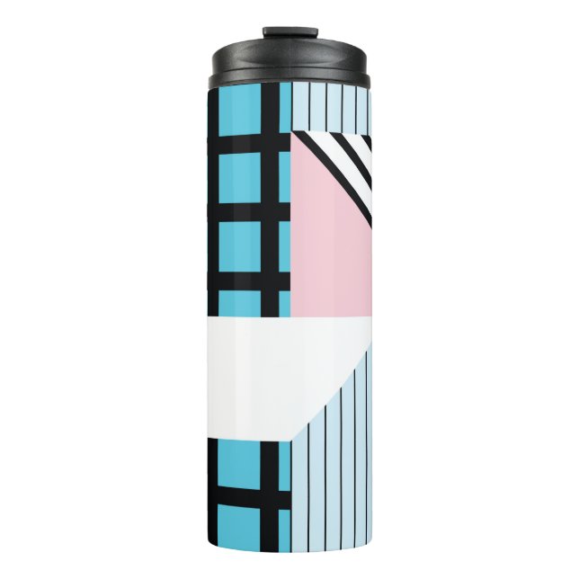 Termo Patrón transparente con formas geométricas abstrac (Anverso)