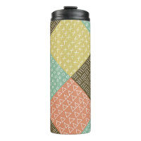 patrón transparente con hipster dibujado a mano