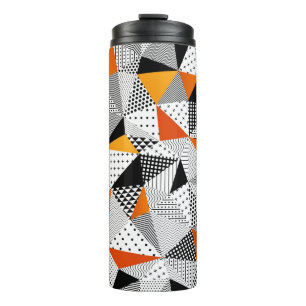 Termo Patrón triangular sin fisuras. Contraste a la moda