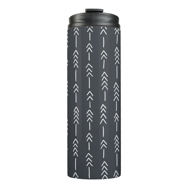 Termo Patrón tribal geométrico dibujado a mano sin incon (Anverso)