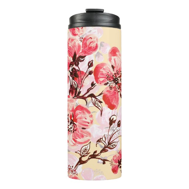 Termo Patrón U de las flores de primavera (Anverso)