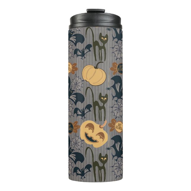 Termo Patrón único de halloween (Anverso)