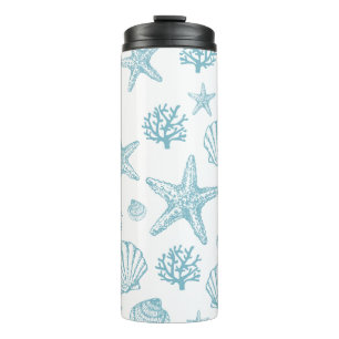 Termo Patrón verde azulado de playas de Starfish