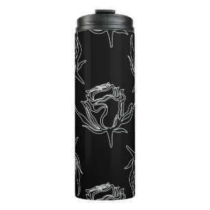 Termo Patrón vintage de los rosas. Patrón sin inconvenie