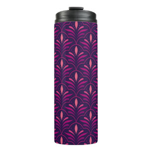 Termo Patrón Vintage Floral Ornamental Sin Marea. Geomet