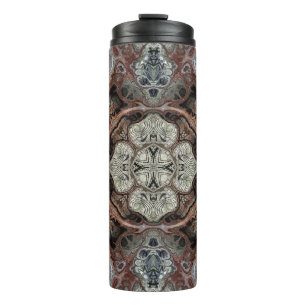 Termo Patrón vintage geométrico de Art Nouveau