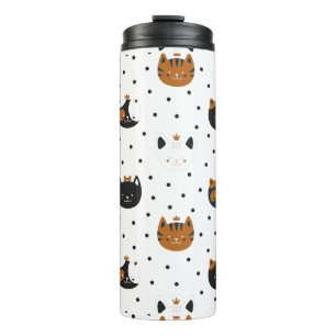 Termo Patrones elegantes de gato de Moda