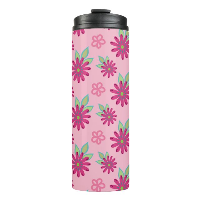 Termo Patternart, belleza, blog de margarita rosa con fl (Anverso)