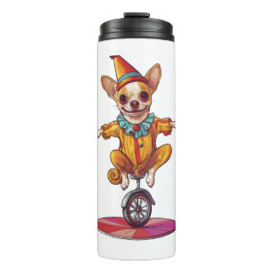 Termo Payaso Chihuahua - Gracioso perro circo