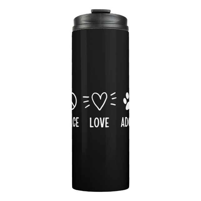 Termo Paz Amor Adoptar (Anverso)