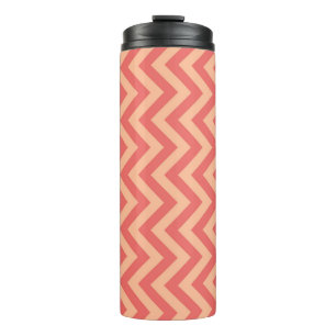 Termo Peach and Cranberry Chevron
