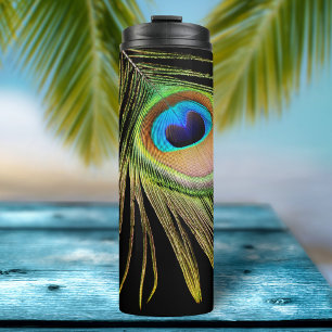 Termo Peacock Feather Black