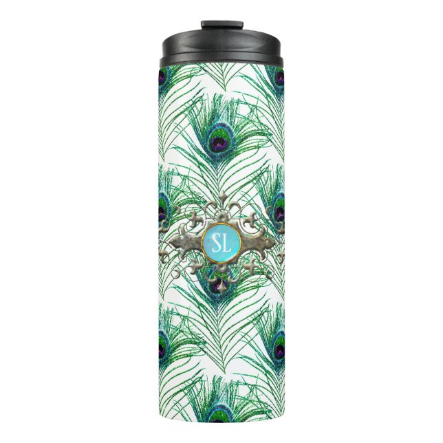 Termo Peacock Monogramed Gemstone (Anverso)