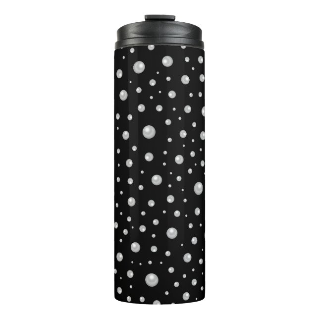 Termo Pearl Pattern on Black Background (Anverso)