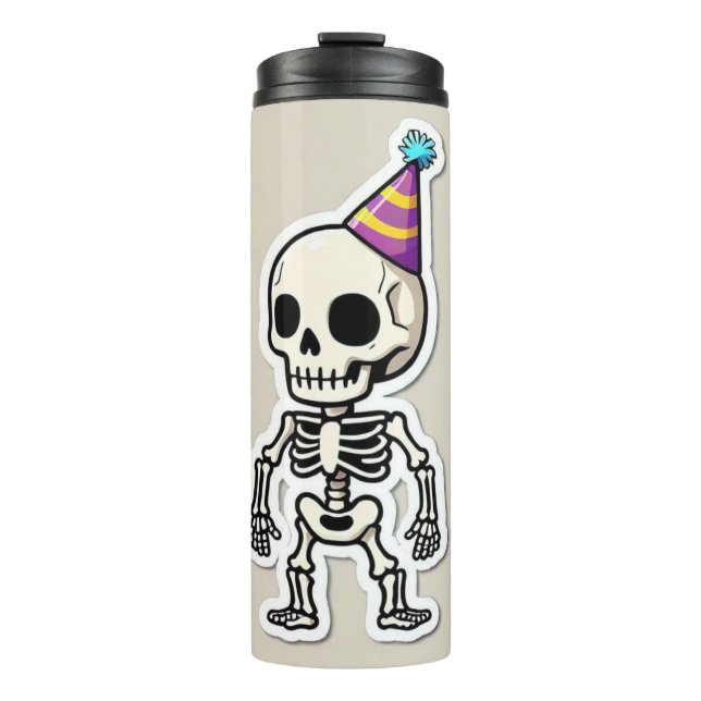 Termo "Pegatinas de Moda de esqueleto" (Anverso)