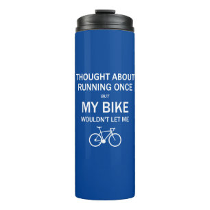 Termo Pensé en correr pero mi bicicleta no me dejaría
