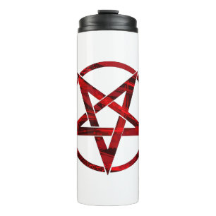 Termo Pentagram del diablo Rojo
