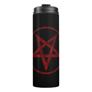 Termo Pentagram del diablo Rojo