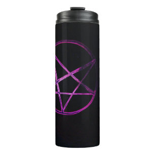 Termo pentagrama morado