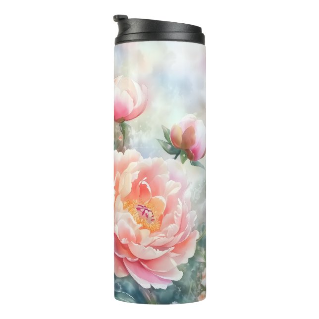 Termo Peonies (Rotado hacia la derecha)