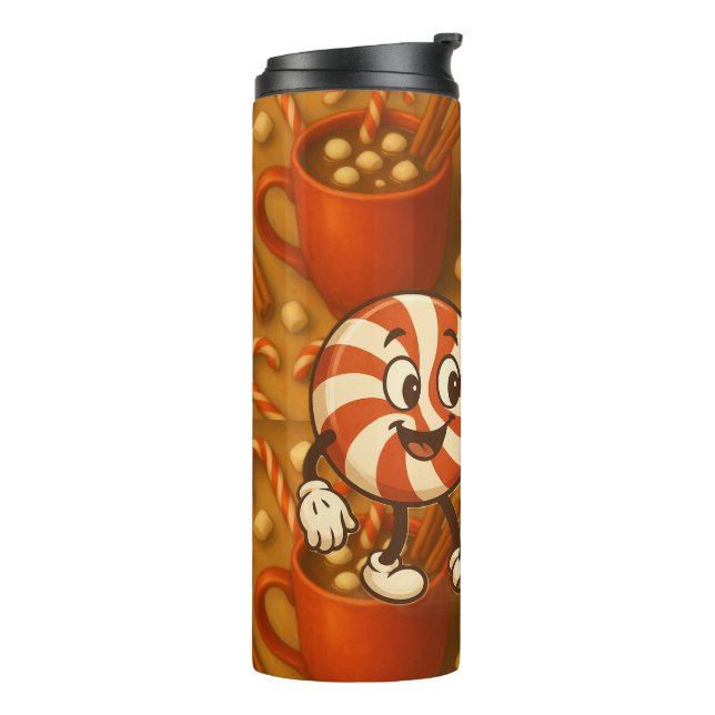 Termo Peppermint Mocha Dream • Winter Coffee Tumbler (Rotado hacia la izquierda)