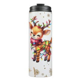 Termo Pequeño ciervo - Luces navideñas