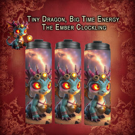 Termo Pequeño Dragón, Gran Energía – El Ember Clockling