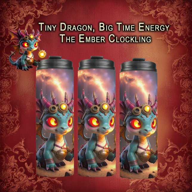 Termo Pequeño Dragón, Gran Energía – El Ember Clockling (Subido por el creador)