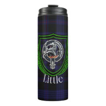 Pequeño Tartán y Emblema del Clan Escocés