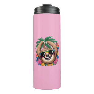 Termo Perezoso Tropical Kawaii – Vibraciones Veraniegas