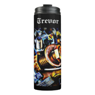 Termo Perfiles metalizado Pop Art Personalizado