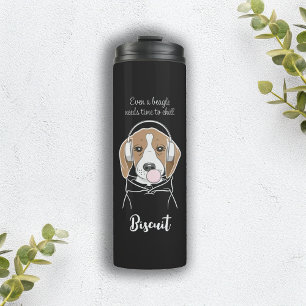 Termo Perro Beagle Divertido con Chicle Beagle Relajante