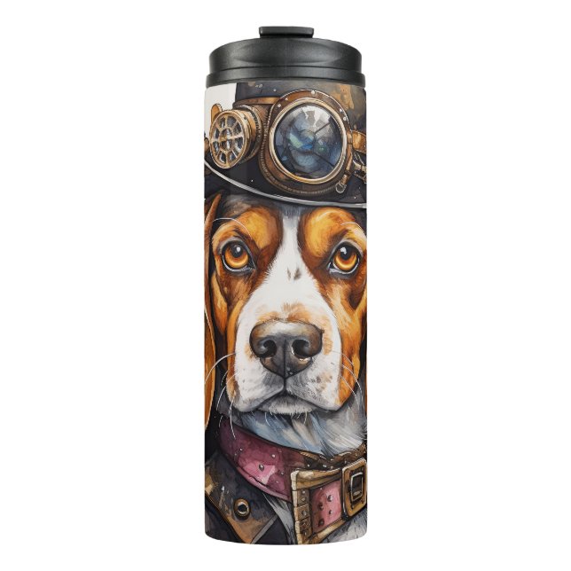 Termo Perro Beagle Steampunk (Anverso)