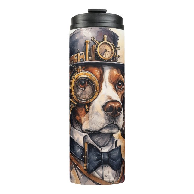 Termo Perro Beagle Steampunk (Anverso)