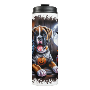 Termo Perro Boxer Halloween