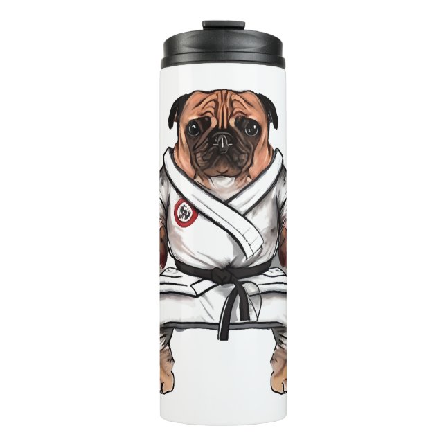 Termo perro conoce a karate (Anverso)