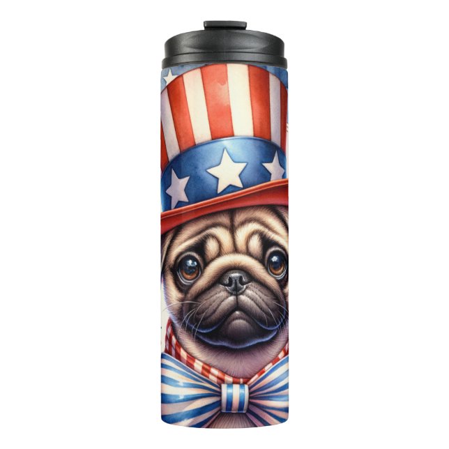 Termo Perro Cute Pug (Anverso)