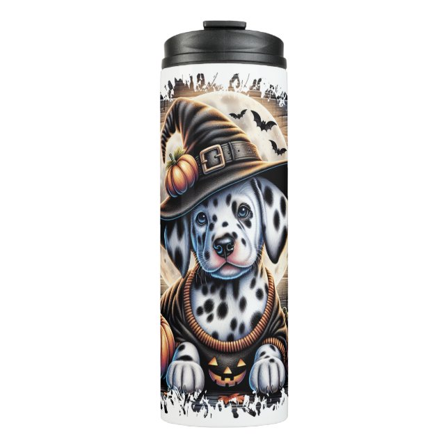 Termo Perro Dálmata Halloween (Anverso)