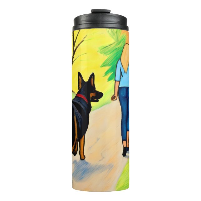 Termo Perro de arte térmico Tumbler canino (Anverso)